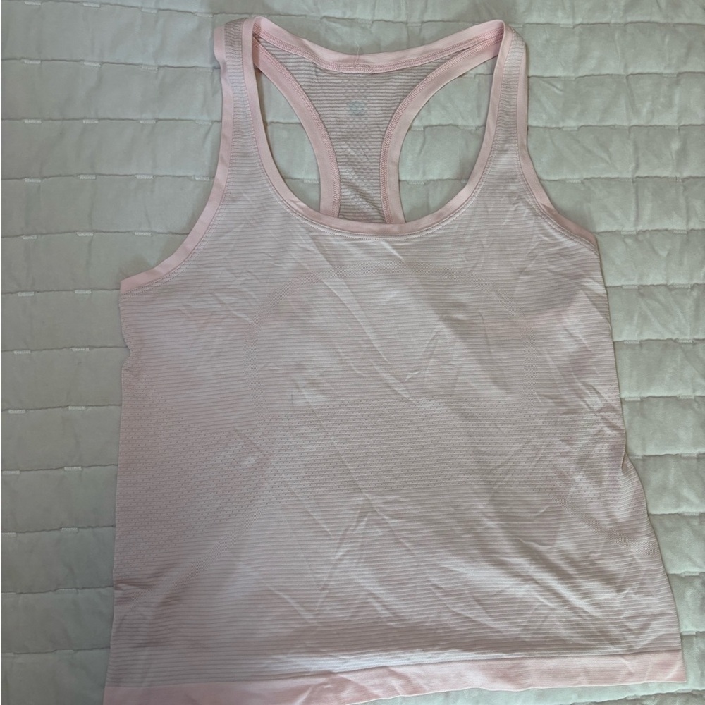 Lululemon Athletica Light Pink Racerback Tank Top